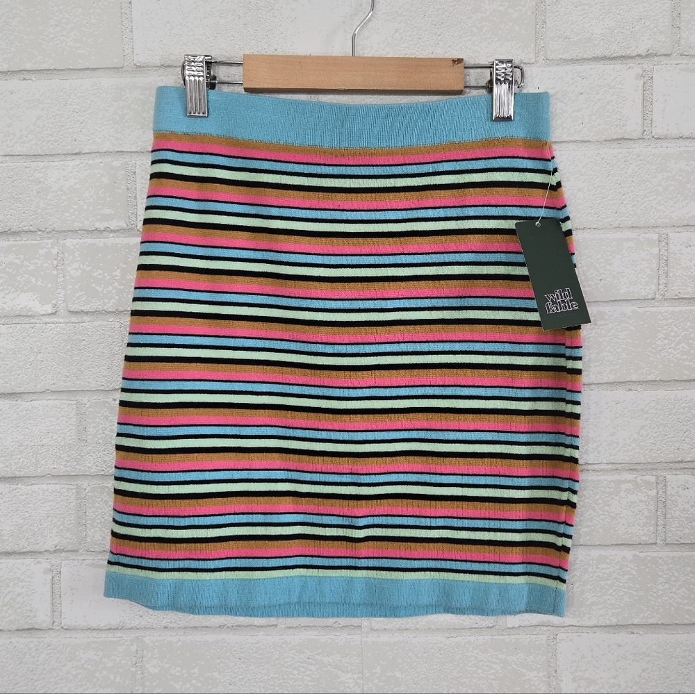 NWT‎ wild fable colorful mini skirt
